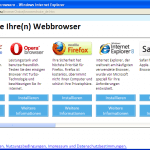 Browserwahl Auswahl