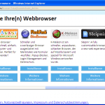 Browserwahl Auswahl mehr