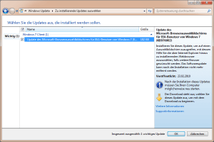 Browserwahl Update